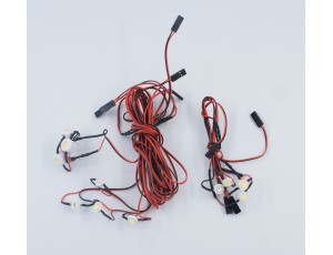 Xfly-Model J-65 Twin 70mm EDF Private Jet LED Light Set